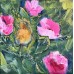 “Robin in the Rose Garden” – Original Painting by Marina Stognieva “Robin in the Rose Garden” – Original Painting by Marina Stognieva